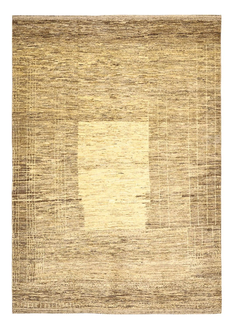 Gabbeh Tapijt - Loribaft Perzisch - 232 x 168 cm - donker beige