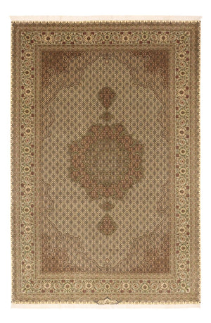 Perzisch tapijt - Tabriz - Royal - Koninklijke - 303 x 203 cm - donker beige