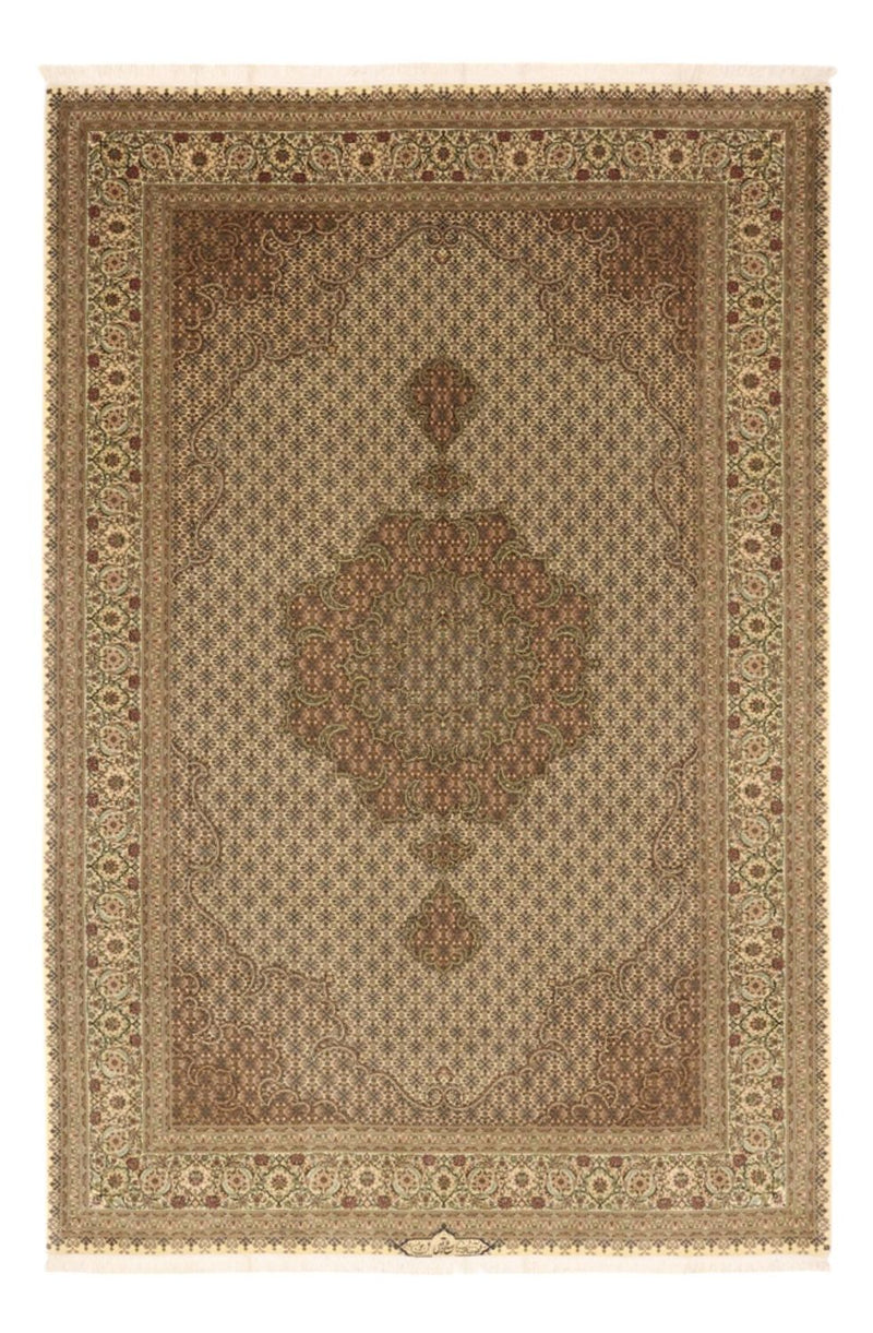 Perzisch tapijt - Tabriz - Royal - Koninklijke - 303 x 203 cm - donker beige
