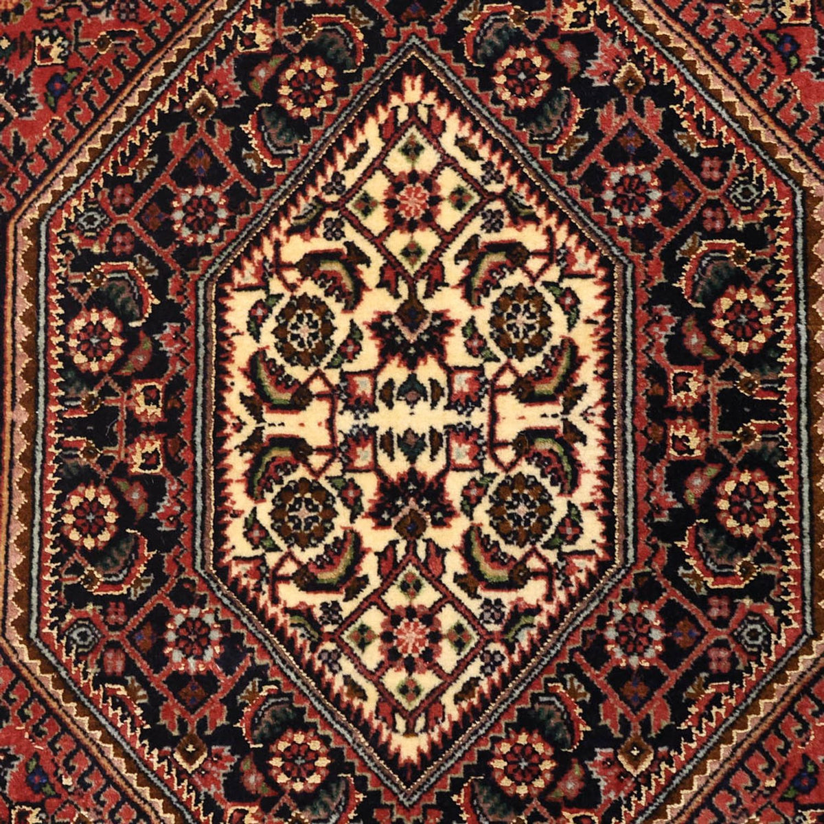 Perzisch tapijt - Bijar - 154 x 89 cm - donkerrood