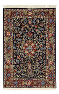 Oosters tapijt - Isfahan - Zijden halsketting - 166 x 114 cm - donkerblauw
