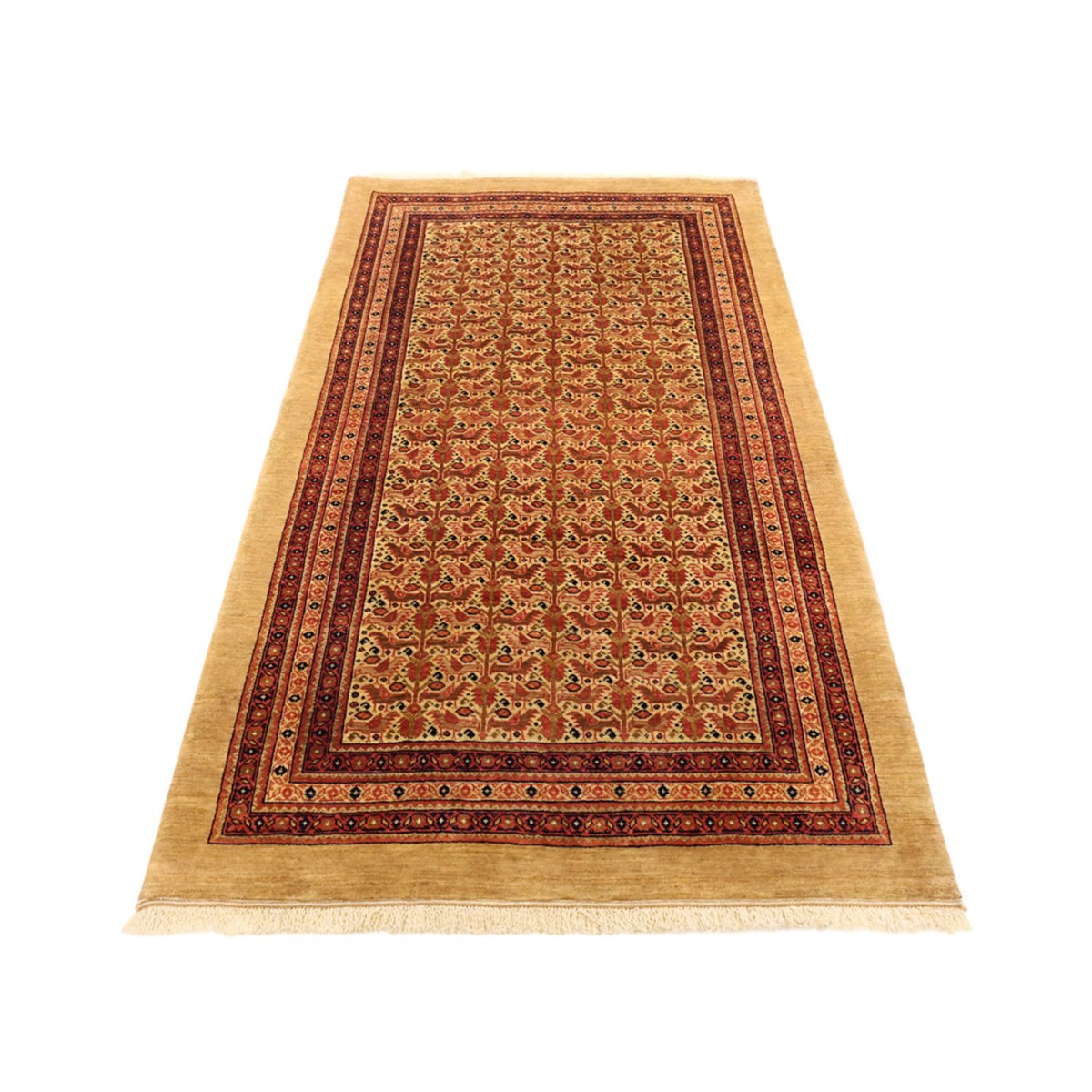 Loper Gabbeh Tapijt - Loribaft Perzisch - 187 x 103 cm - bruin