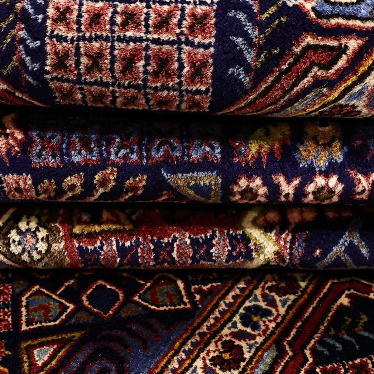 Perzisch tapijt - Keshan - 215 x 140 cm - donkerblauw