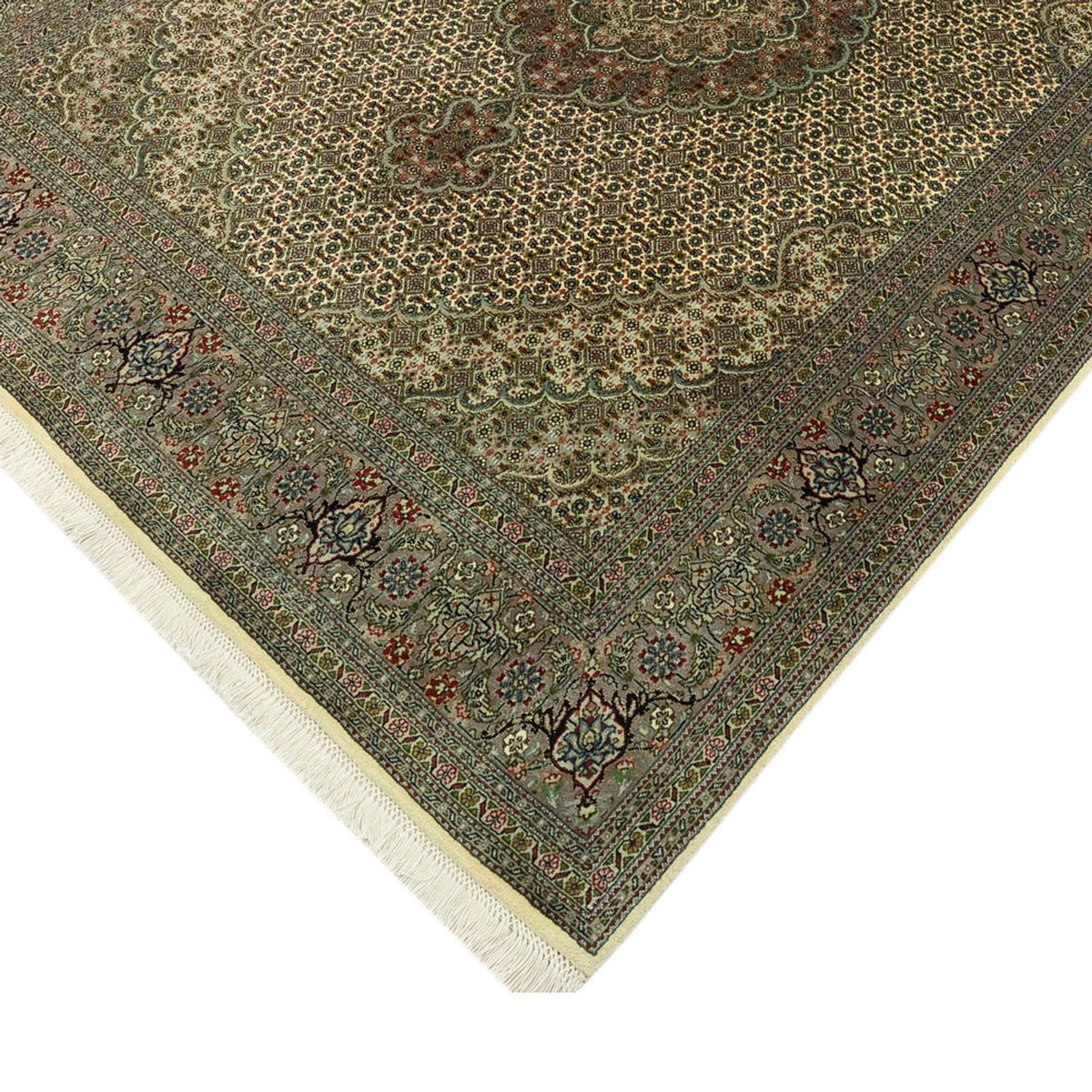 Perzisch tapijt - Tabriz - Royal - Koninklijke - 204 x 153 cm - zilver