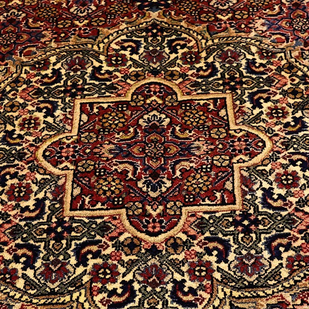Perzisch tapijt - Bijar - 216 x 144 cm - donkerrood