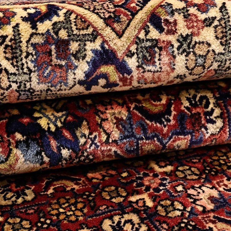 Perzisch tapijt - Bijar - 216 x 144 cm - donkerrood