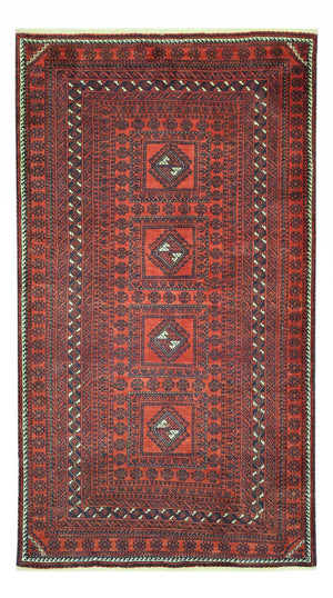 Baluch tapijt - 188 x 109 cm - donkerrood