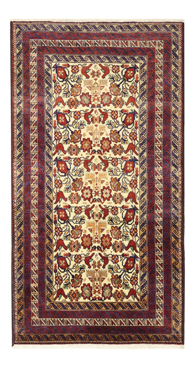 Loper Baluch tapijt - 191 x 97 cm - veelkleurig
