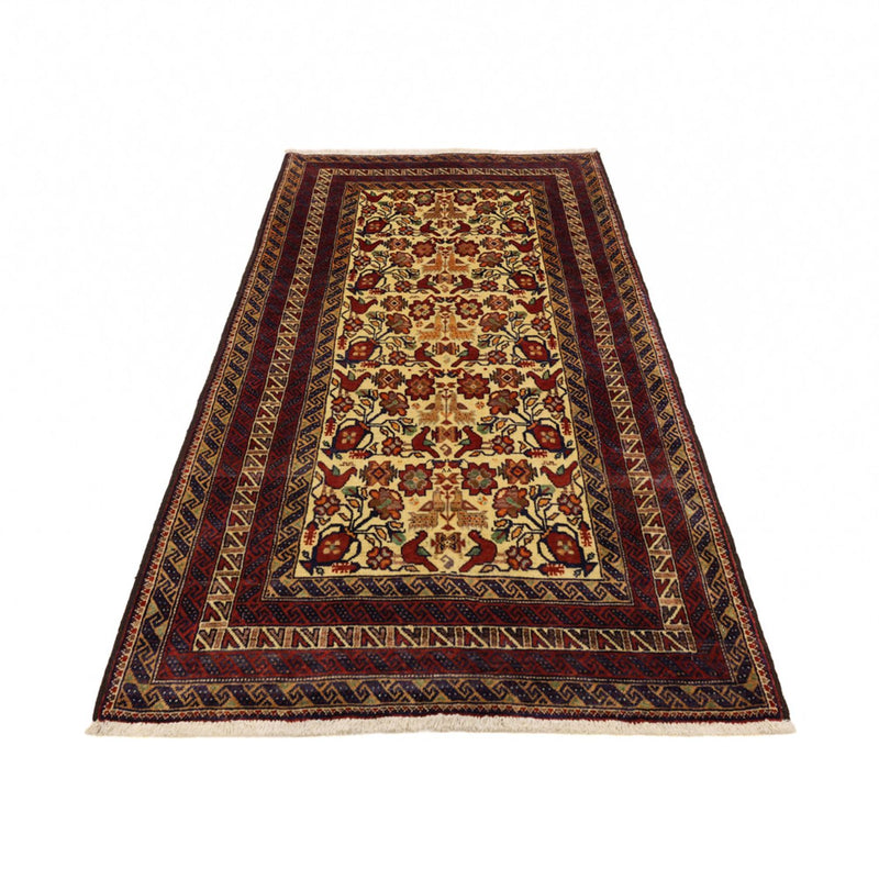 Loper Baluch tapijt - 191 x 97 cm - veelkleurig
