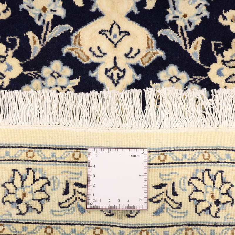 Perzisch tapijt - Nain - Koninklijk - Koninklijke - 114 x 78 cm - donkerblauw