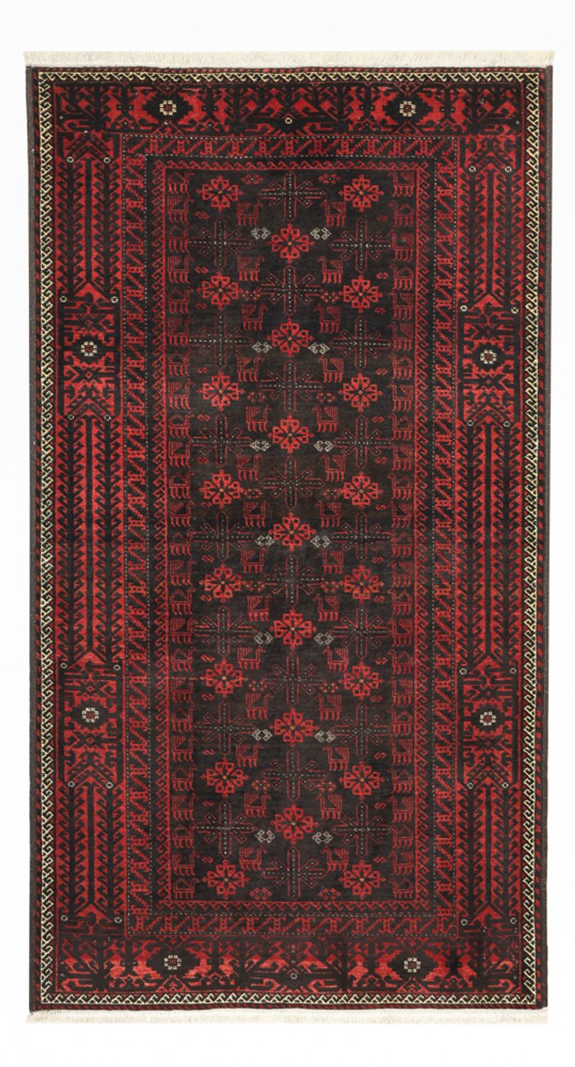 Baluch tapijt - 190 x 107 cm - donkerrood