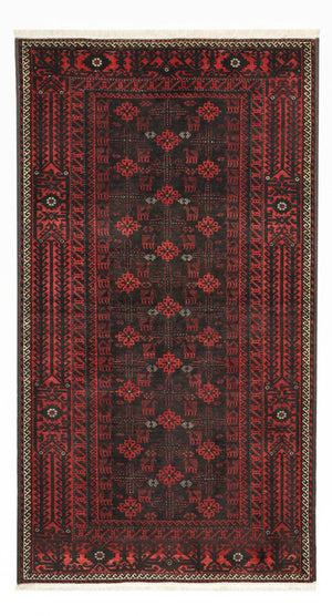 Baluch tapijt - 190 x 107 cm - donkerrood
