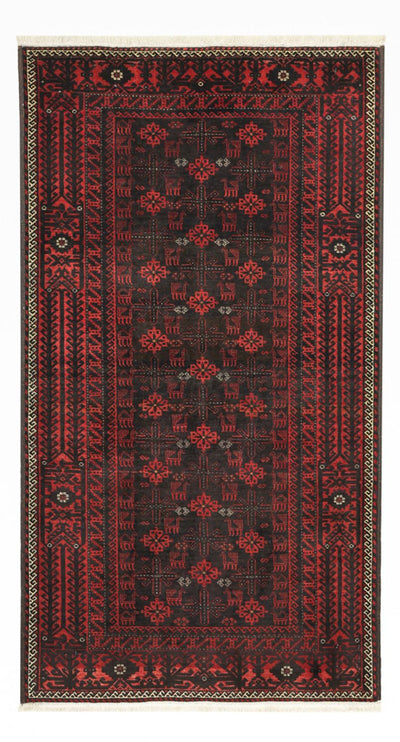 Baluch tapijt 107x190cm - Oosters Tapijt - donkerrood