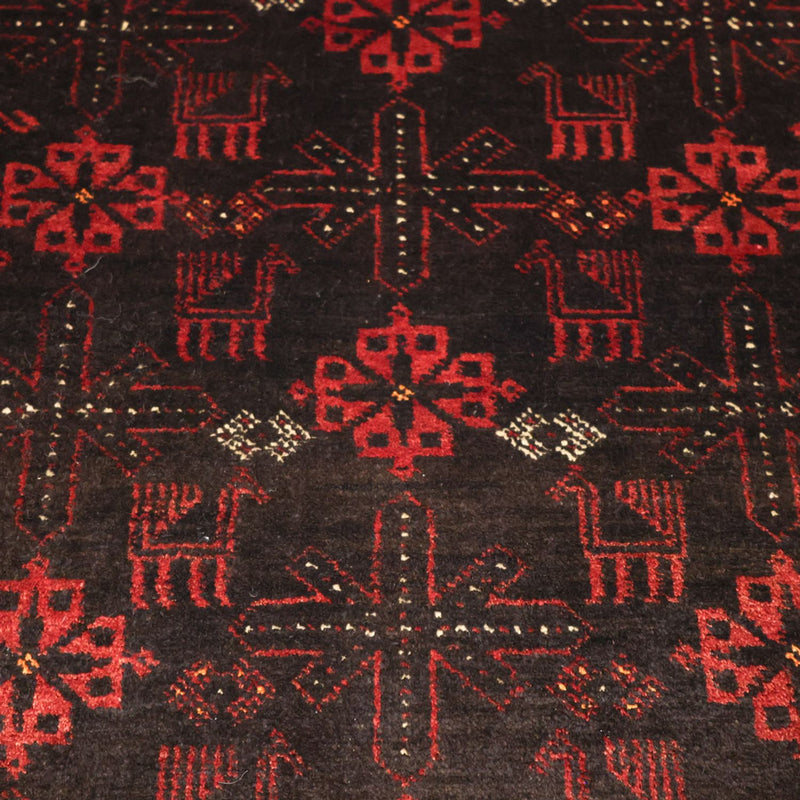 Baluch tapijt - 190 x 107 cm - donkerrood