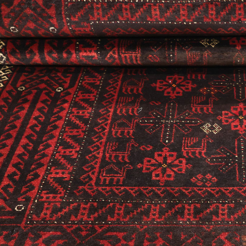 Baluch tapijt - 190 x 107 cm - donkerrood