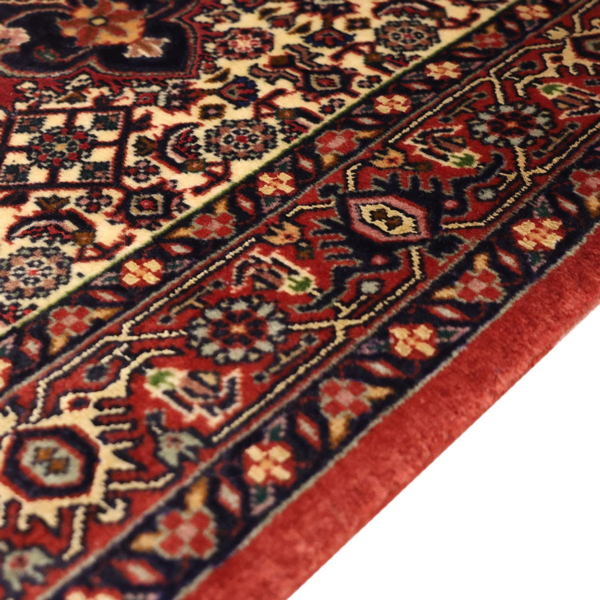 Perzisch tapijt - Bijar - 140 x 70 cm - donker beige