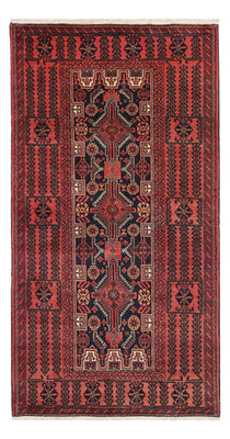 Loper Baluch tapijt - 195 x 100 cm - donkerrood