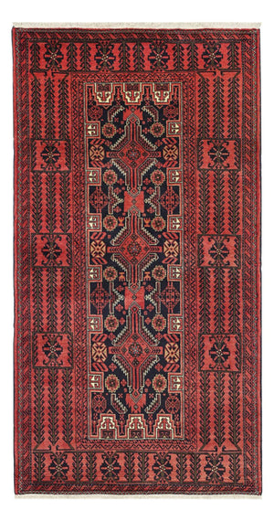Loper Baluch tapijt - 195 x 100 cm - donkerrood