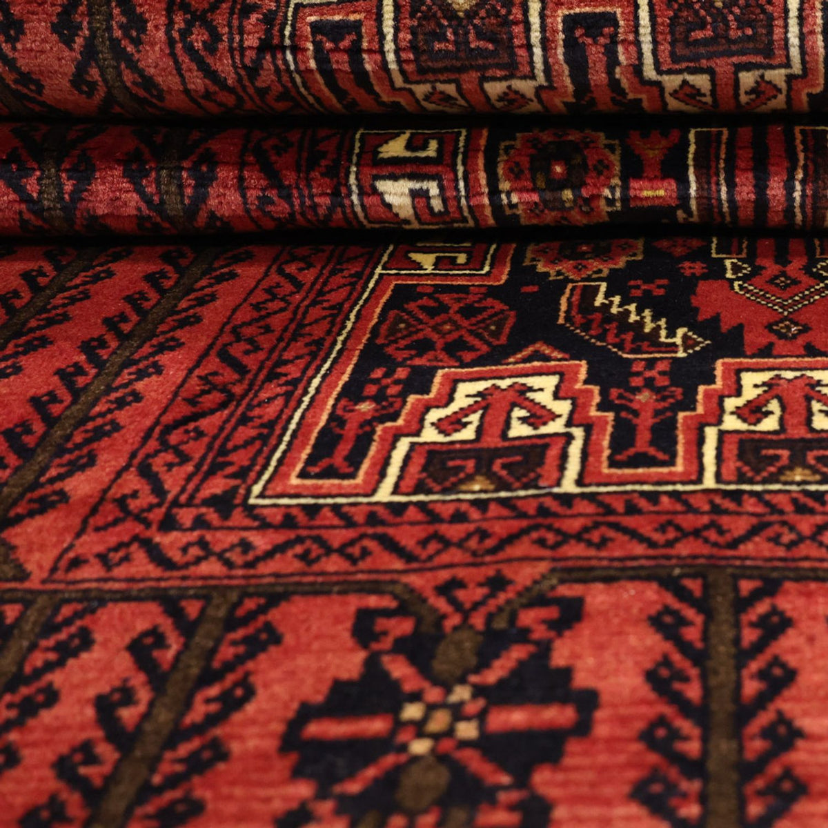 Loper Baluch tapijt - 195 x 100 cm - donkerrood