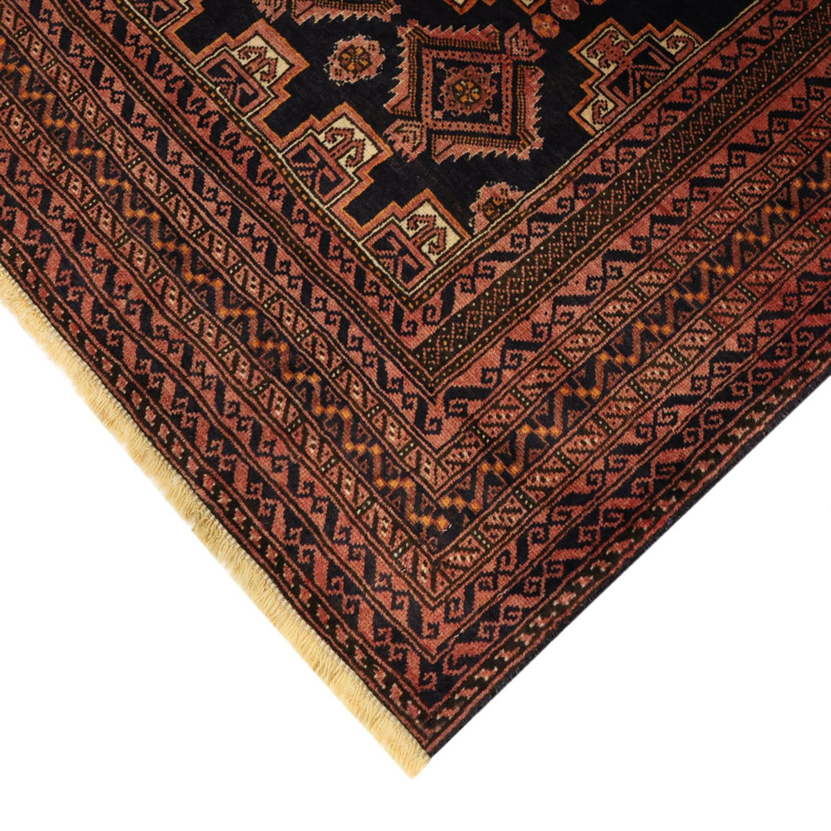Loper Baluch tapijt - 186 x 101 cm - donkerbruin
