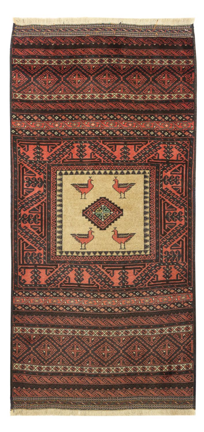 Loper Baluch tapijt - 198 x 96 cm - veelkleurig
