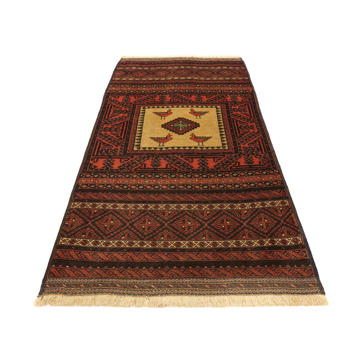 Loper Baluch tapijt - 198 x 96 cm - veelkleurig