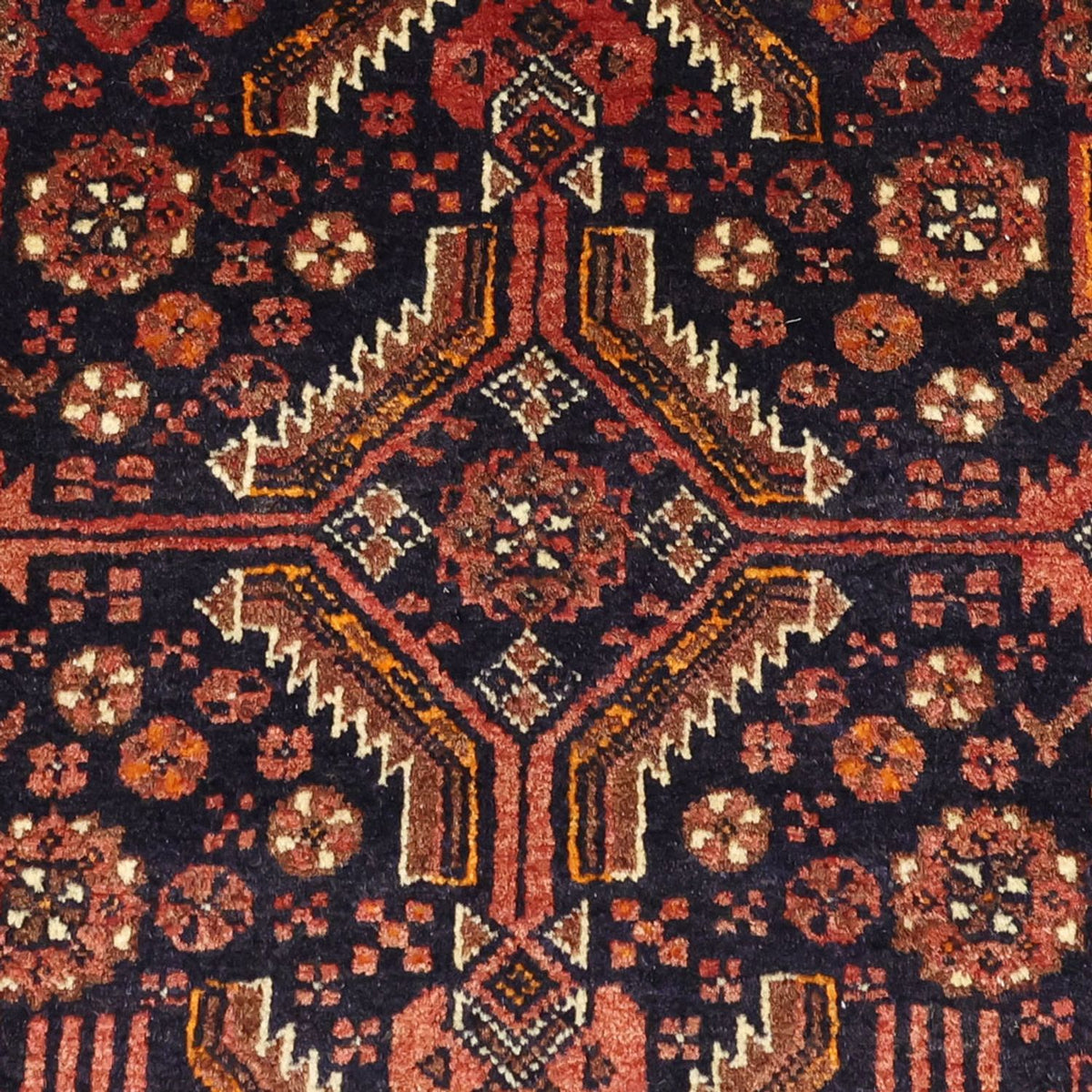 Loper Baluch tapijt - 198 x 109 cm - donkerbruin