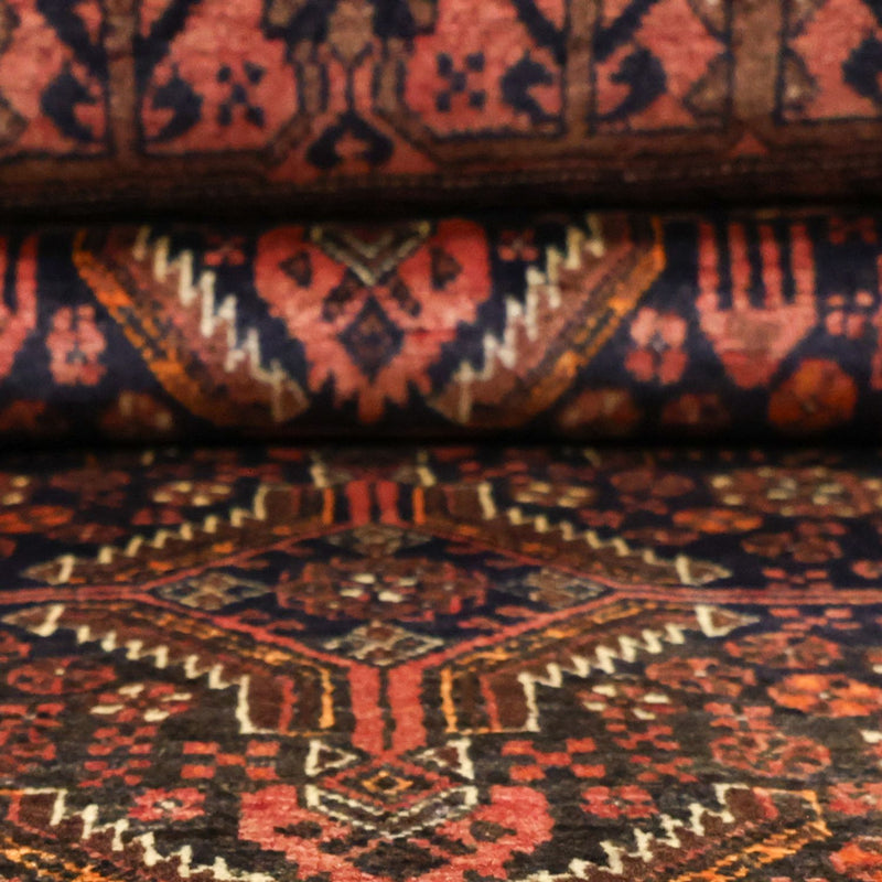 Loper Baluch tapijt - 198 x 109 cm - donkerbruin