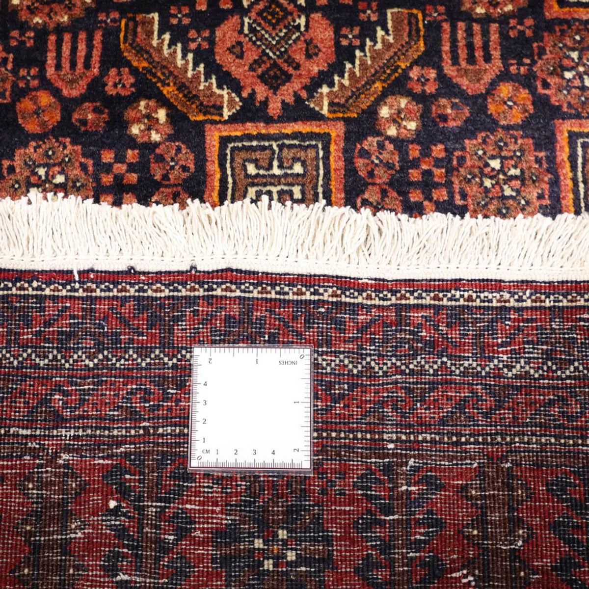 Loper Baluch tapijt - 198 x 109 cm - donkerbruin