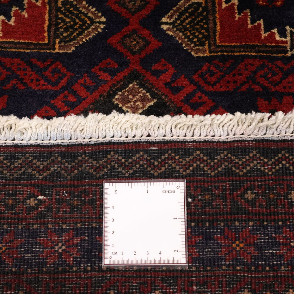 Loper Baluch tapijt - 194 x 101 cm - donkerrood