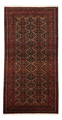 Loper Baluch tapijt - 195 x 98 cm - donkerrood