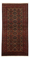 Baluch tapijt 98x195cm - Oosters Tapijt - Loper / Donkerrood / 98 x 195 cm Loper