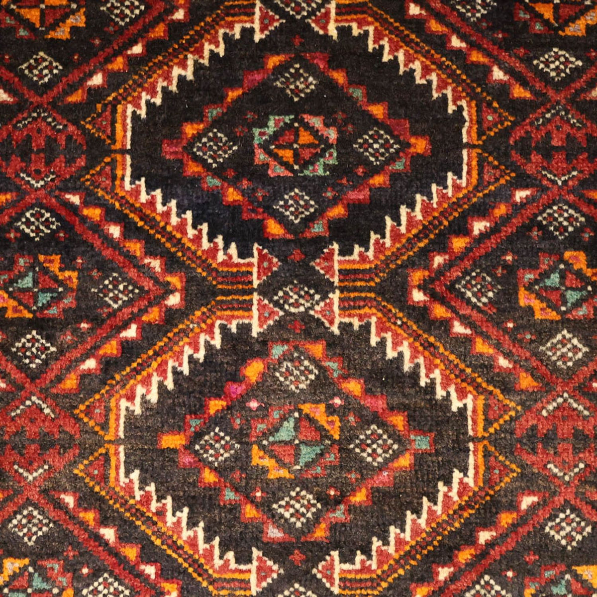 Loper Baluch tapijt - 195 x 98 cm - donkerrood