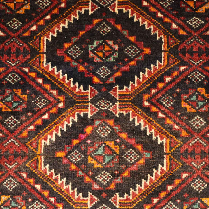 Loper Baluch tapijt - 195 x 98 cm - donkerrood