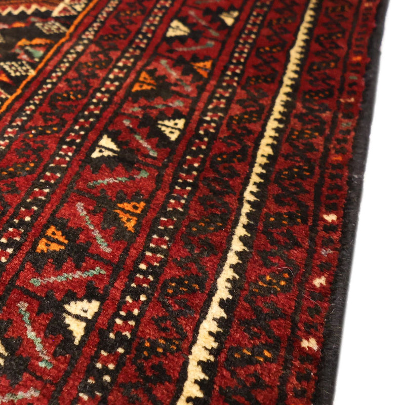 Loper Baluch tapijt - 195 x 98 cm - donkerrood