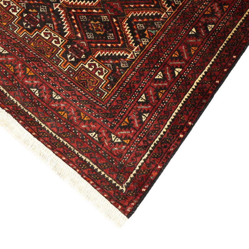 Loper Baluch tapijt - 195 x 98 cm - donkerrood