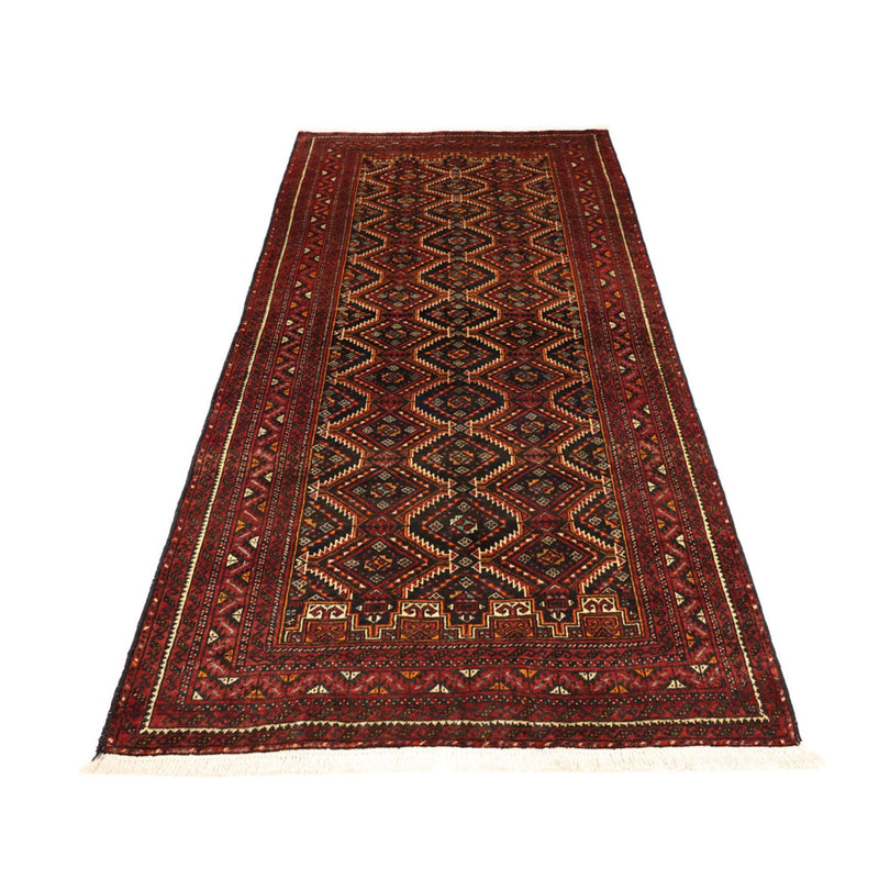 Loper Baluch tapijt - 195 x 98 cm - donkerrood