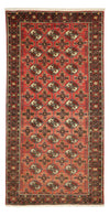 Baluch tapijt 104x205cm - Oosters Tapijt - Loper / Rood / 104 x 205 cm Loper