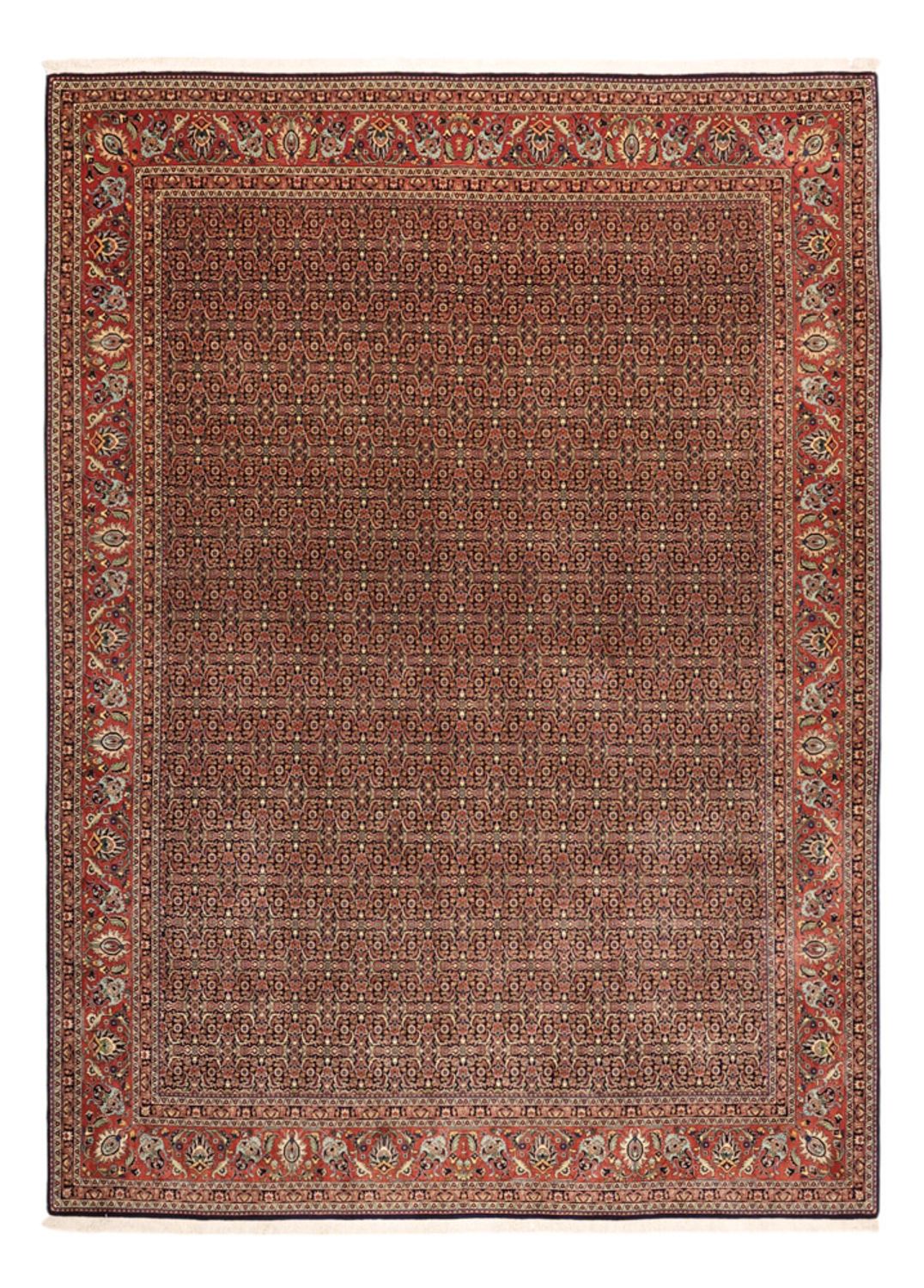 Perzisch tapijt - Bijar - Koninklijke - 342 x 252 cm - terracotta