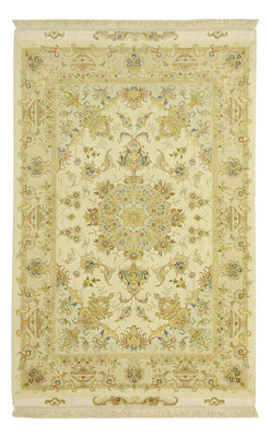 Perzisch tapijt - Tabriz - Premium - Zijden halsketting - 160 x 97 cm - zand