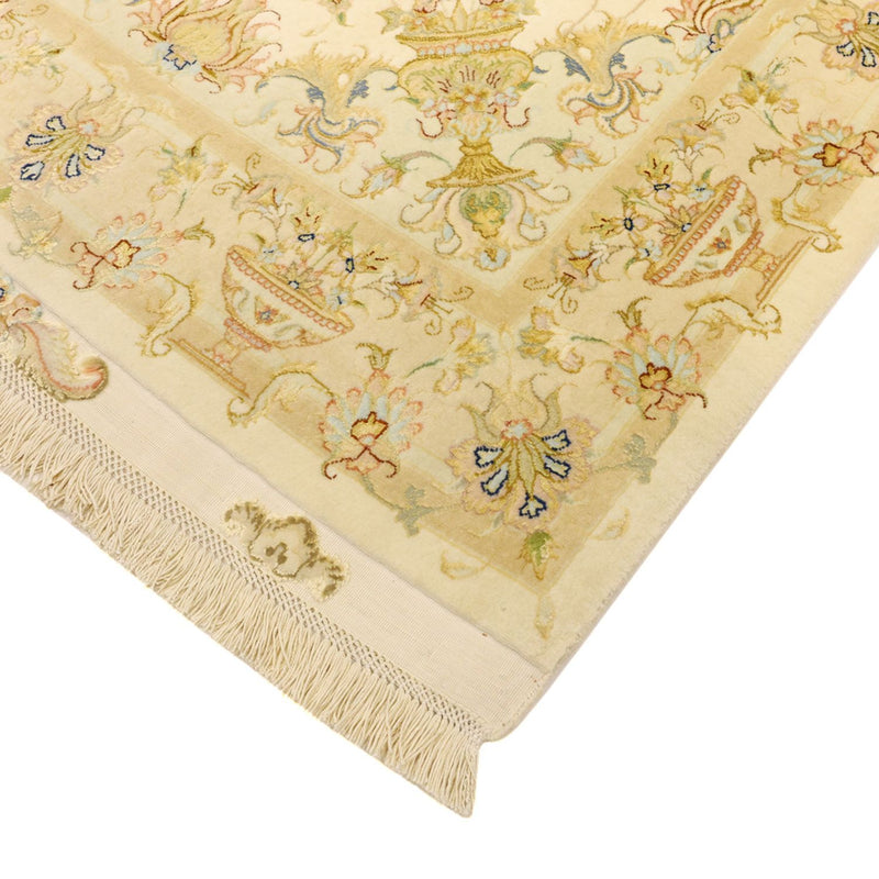Perzisch tapijt - Tabriz - Premium - Zijden halsketting - 160 x 97 cm - zand