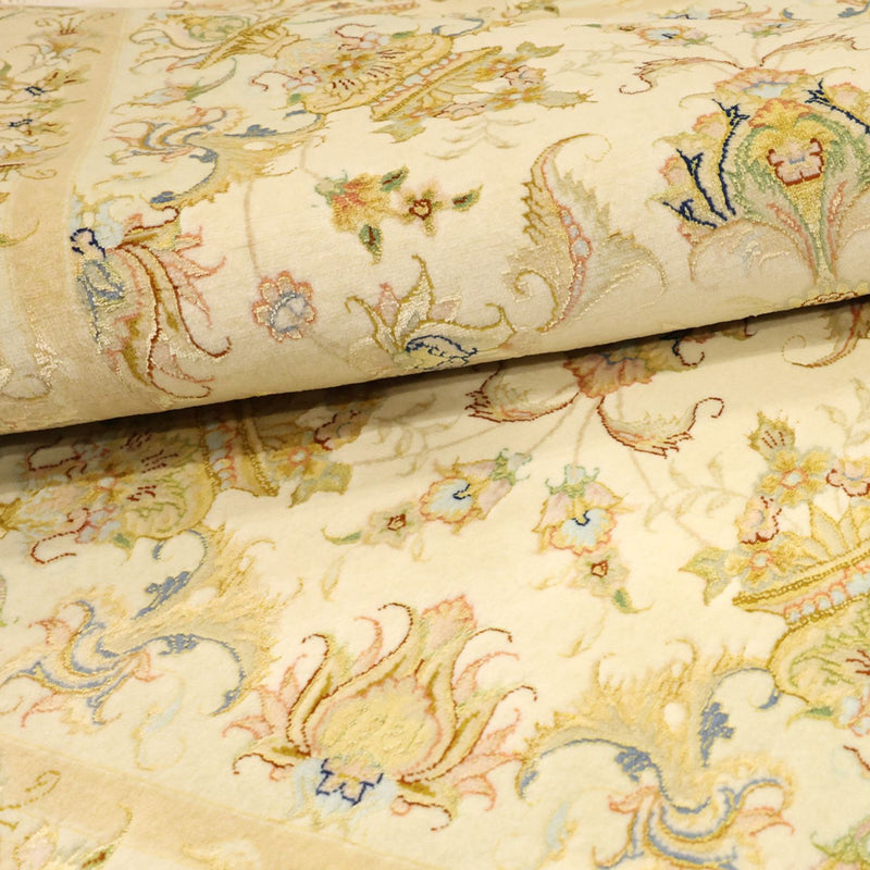 Perzisch tapijt - Tabriz - Premium - Zijden halsketting - 160 x 97 cm - zand