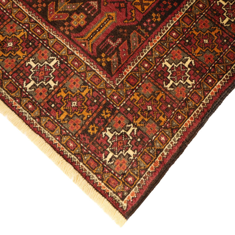 Loper Baluch tapijt - 211 x 102 cm - veelkleurig