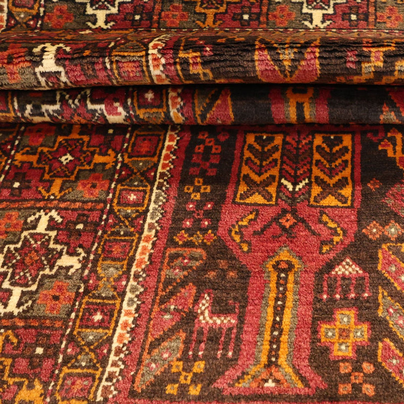 Loper Baluch tapijt - 211 x 102 cm - veelkleurig