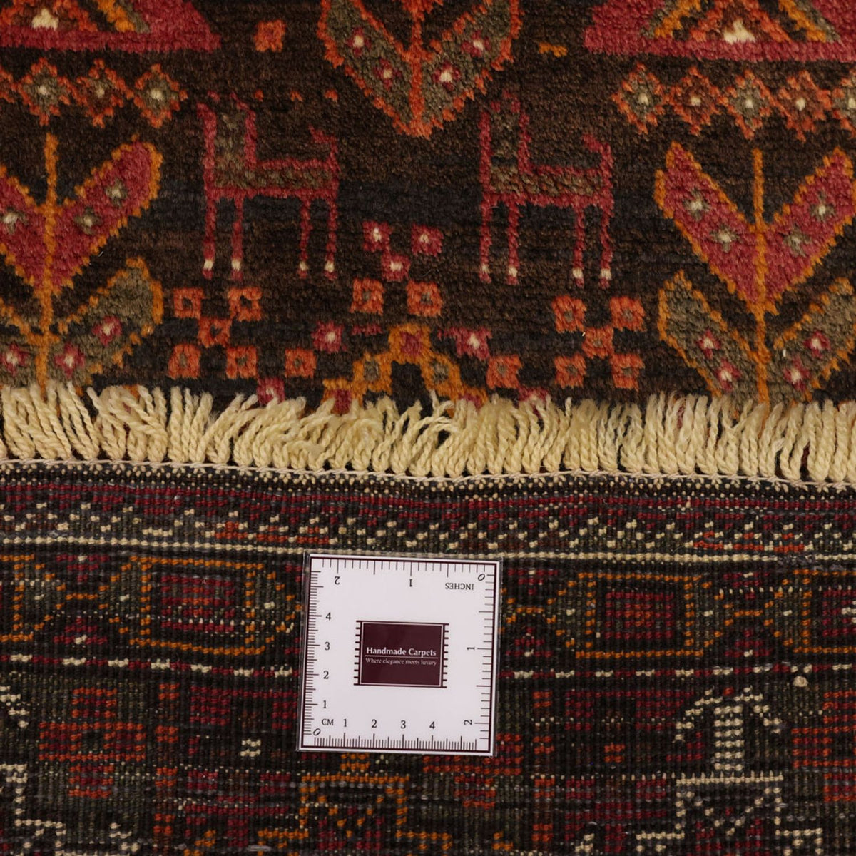 Loper Baluch tapijt - 211 x 102 cm - veelkleurig