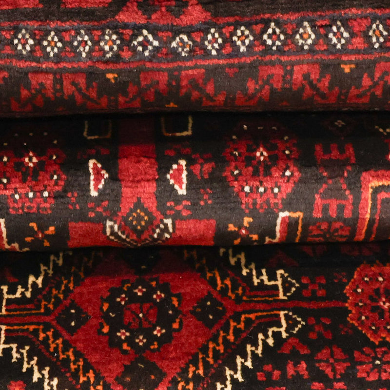 Loper Baluch tapijt - 201 x 97 cm - donkerrood