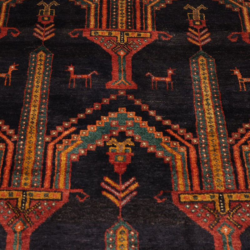 Loper Baluch tapijt - 274 x 125 cm - donkerblauw