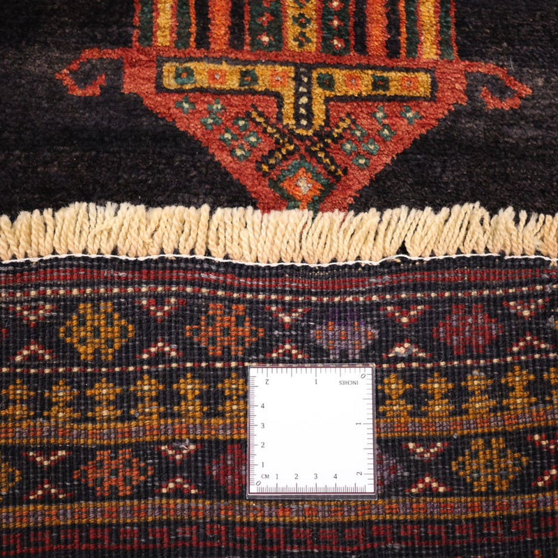 Loper Baluch tapijt - 274 x 125 cm - donkerblauw