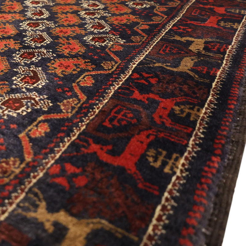Loper Baluch tapijt - 210 x 110 cm - veelkleurig