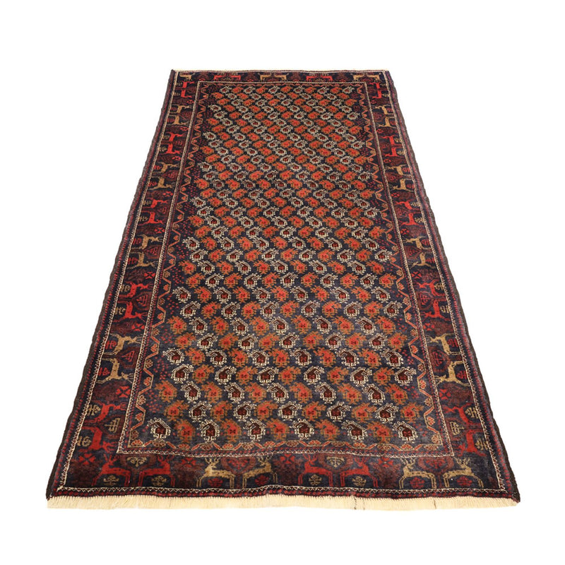 Loper Baluch tapijt - 210 x 110 cm - veelkleurig